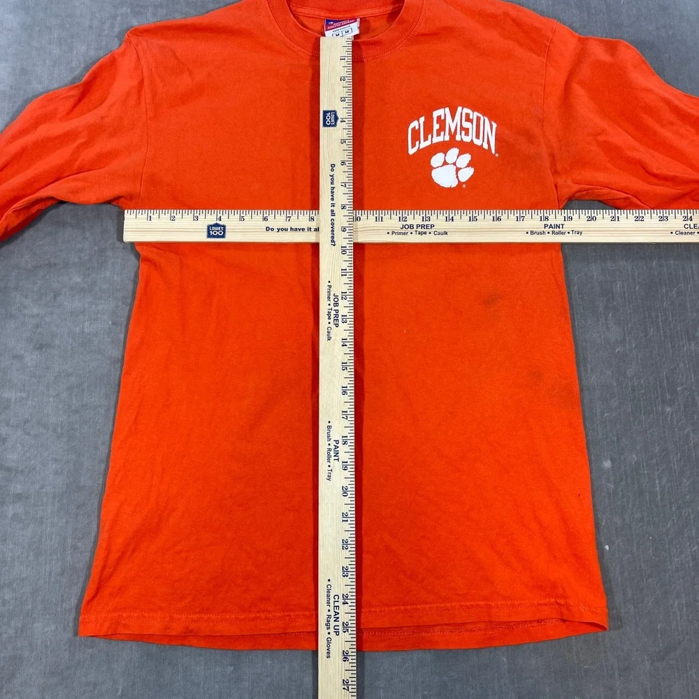 Clemson‎ Tigers Mens Medium Orange Champion Long Sleeve T Shirt
